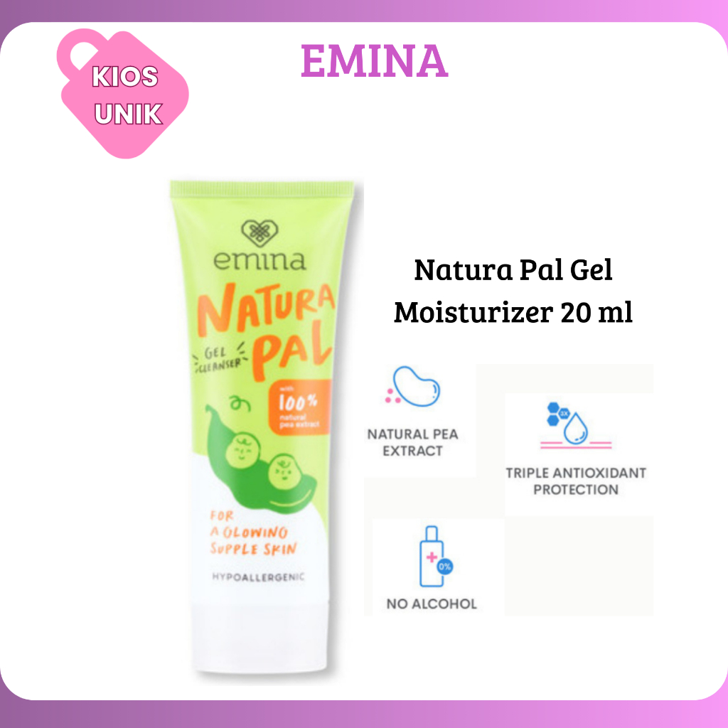 Jual Emina Natura Pal Gel Moisturizer 20 ml Shopee Indonesia