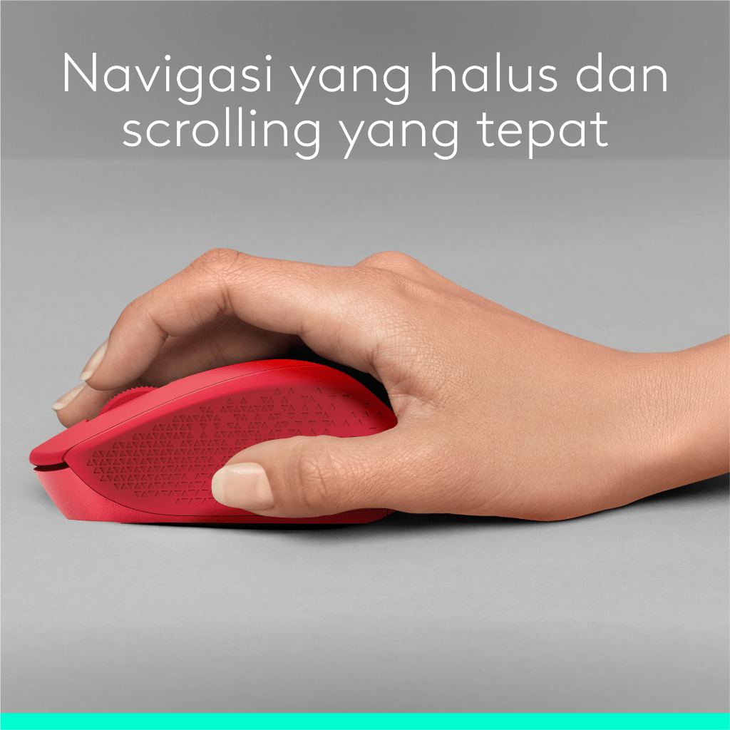 Logitech M331 Mouse Wireless Silent Click - Red (6)