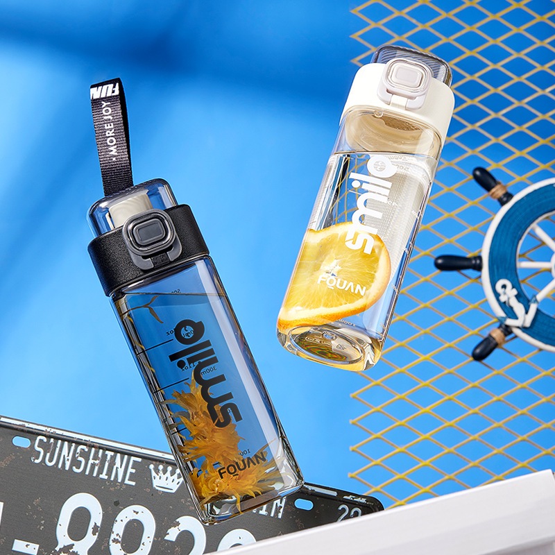 Jual F-3312 FQUAN FANG DI PORTABLE BOTTLE 580ML- BOTOL MINUM SMILE ...