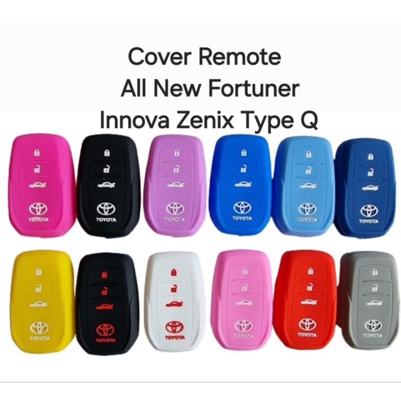Jual Silikon Cover Remote All New Fortuner Case Kunci Innova Zenix Type ...