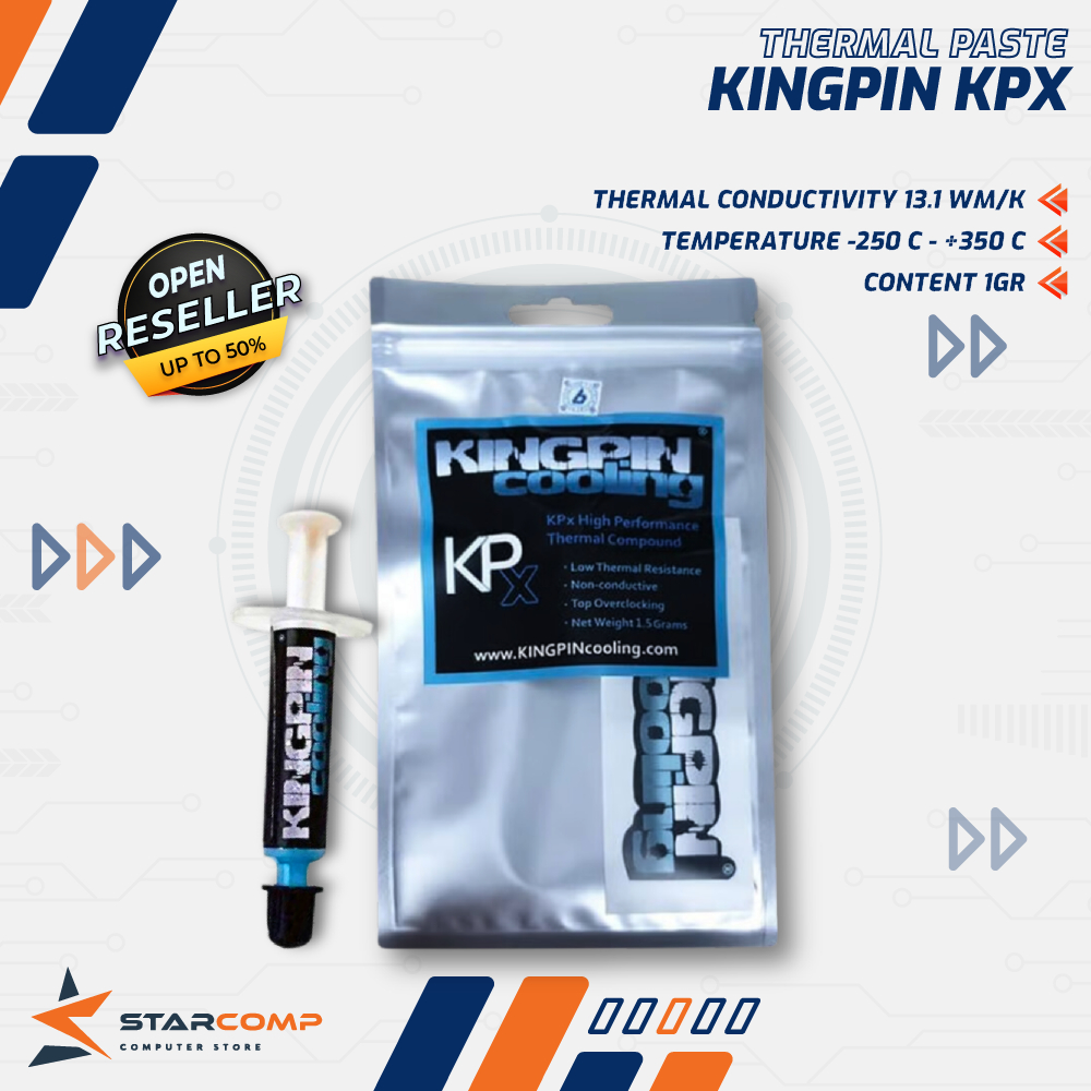 Jual Kingpin KPx 13 Wm/K High Performance Paste 1 Gram Thermal Grease ...