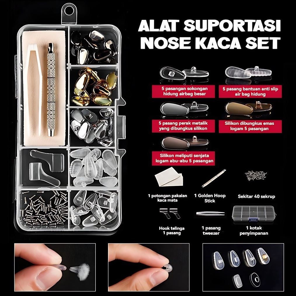 Jual KODE M15L 5PCS Set Reparasi Kacamata Glasses Repair Kit ...