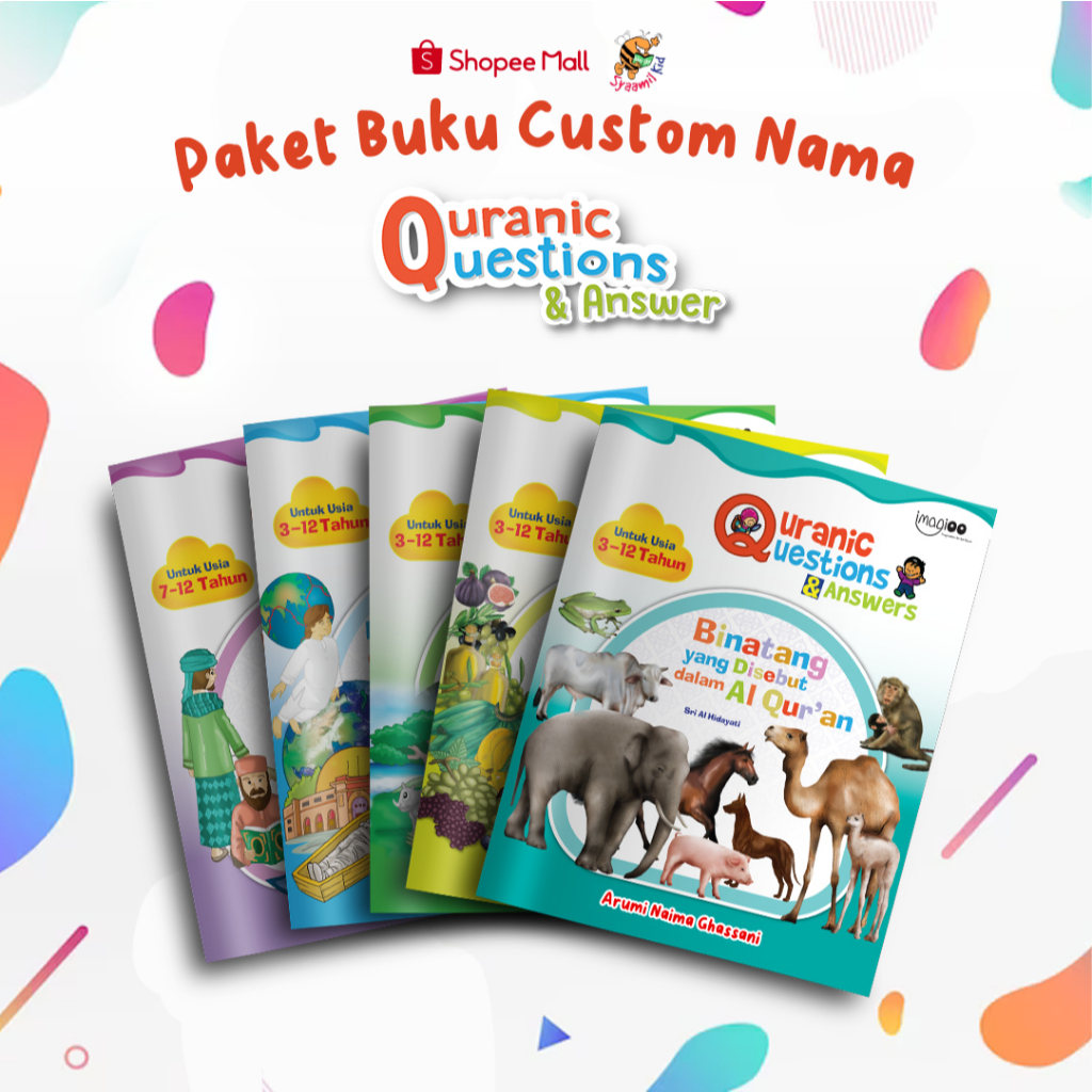  Jual Syaamil Kid Paket Buku Anak Tanya Jawab Custom Nama - Quranic Bildidee 