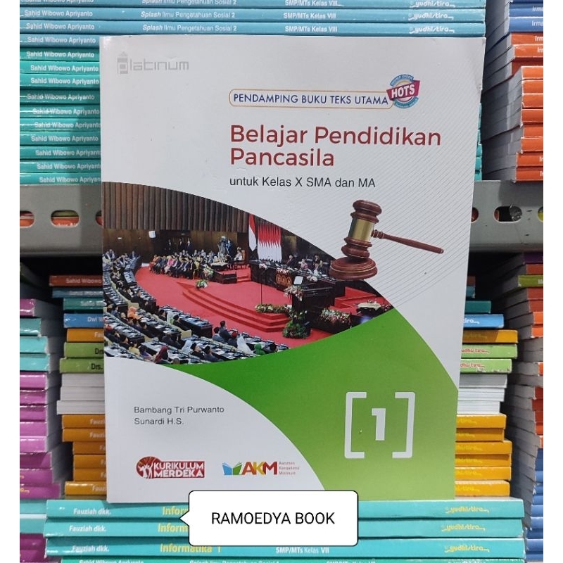 Jual Buku PPKN Revisi SMA/MA kelas X, Kurikulum Merdeka Platinum ...