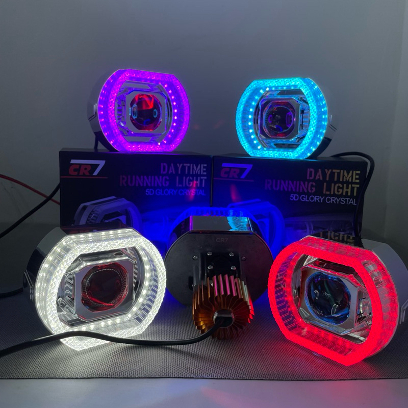 Jual Biled Projector Projie Biled crystal Matrix X1 ZE 10 CR7 Plus ...