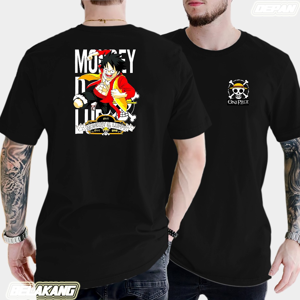 Jual Jerrico T-shirt Onepice Series Luffy Dmonkey | Kaos Anime Lengan ...
