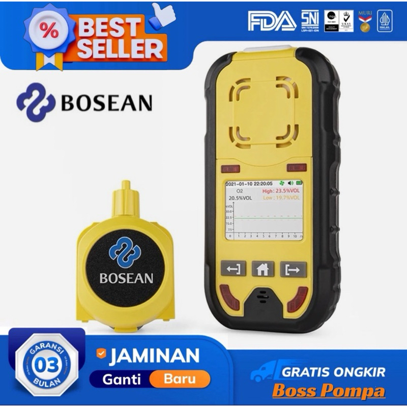 Jual H S O Co Lel Multi Gas Detector In Bosean Bh M Hydrogen