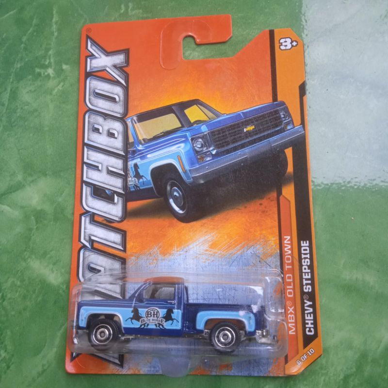 Jual matchbox mbx Chevy stepside Chevrolet pick up pickup old town biru ...