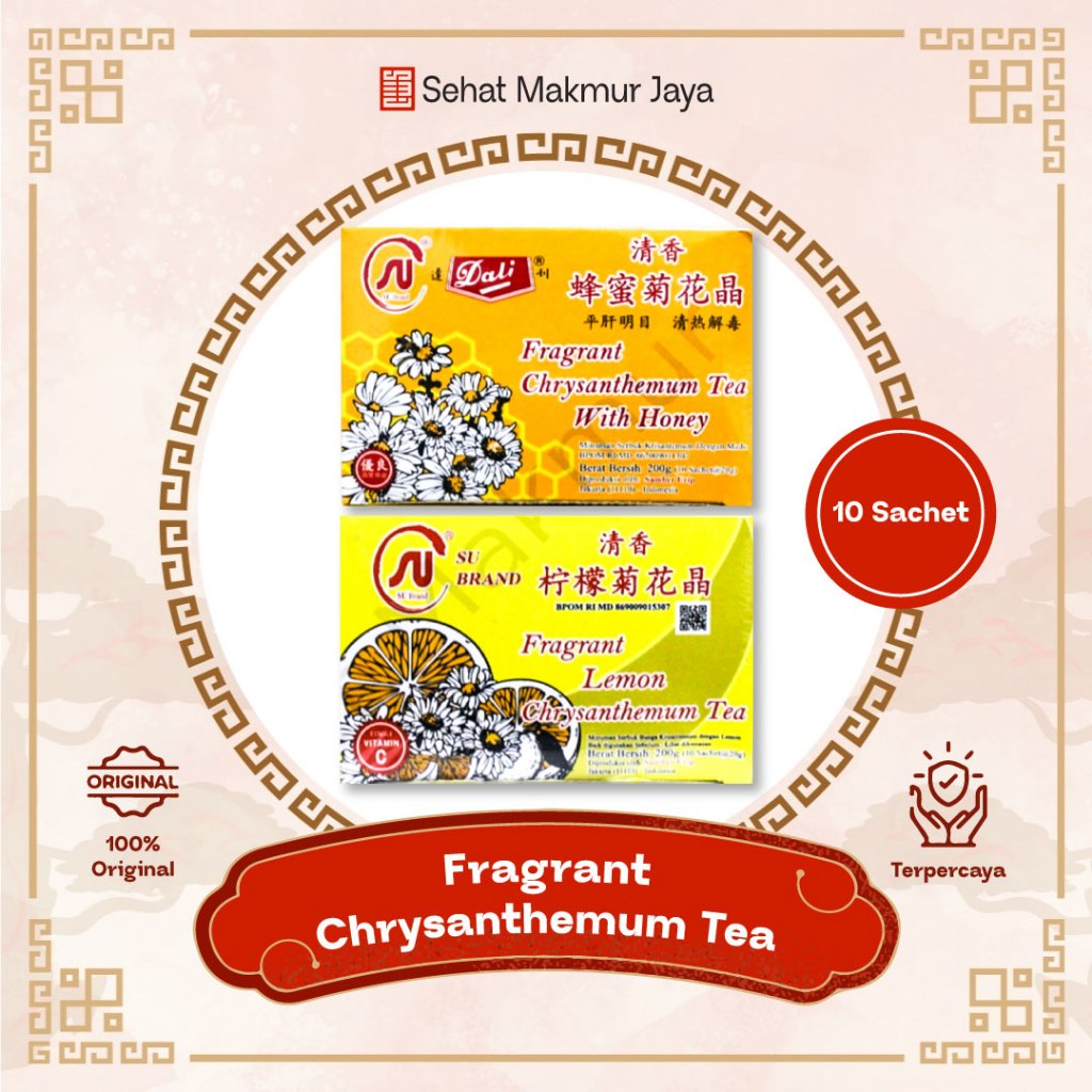 Jual Fragrant Chrysanthemum Tea With Honey Lemon Isi 10 Sachet Shopee Indonesia 1245