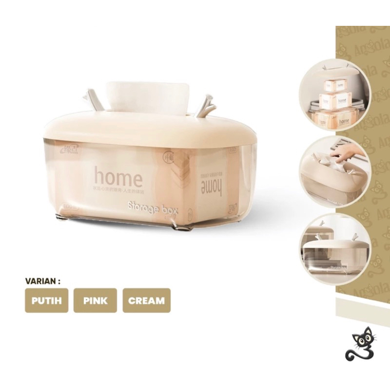 Jual (JEEA) Kotak Tisu Transparan/ Masker Box Tissue Box Minimalis ...