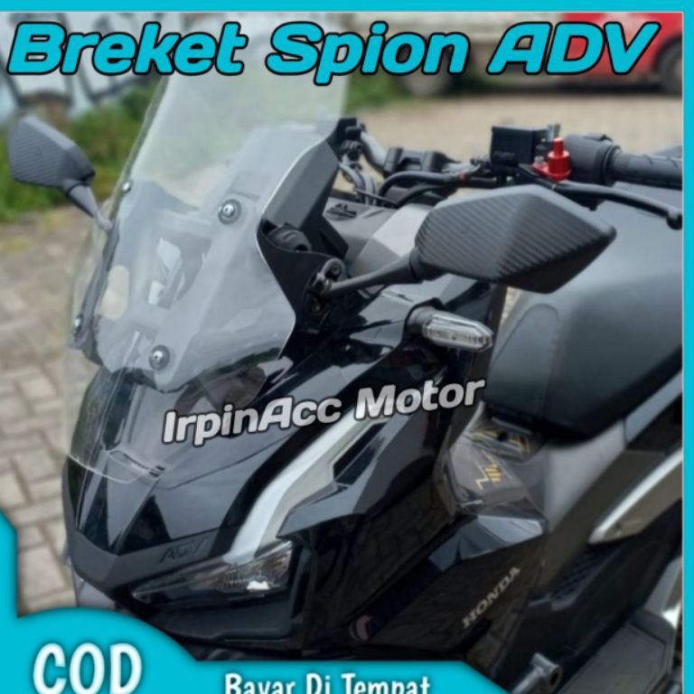 Jual KODE E88A Bracket Spion ADV 15 16 Breket Spion Honda Adv Spion R25 ...