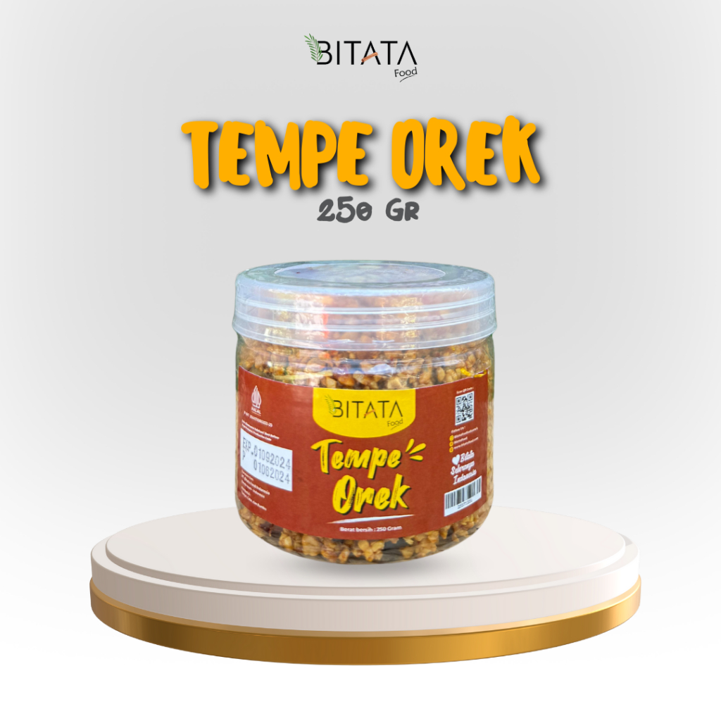 Jual BITATA Tempe orek Jar 250 gram | Shopee Indonesia