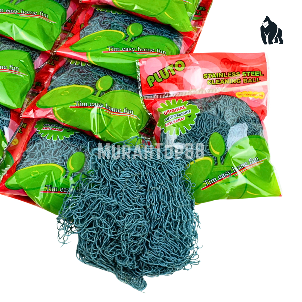 Jual Sabut Jaring Hijau Pluto / Serabut Jala Rajut Nylon Cuci Piring ...