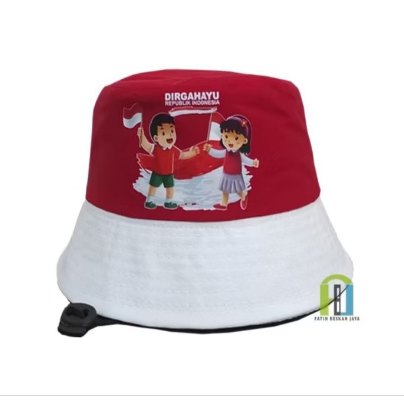 Jual Topi Bucket Anak Kemerdekaan RI Topi Bucket Anak Dirgahayu ...