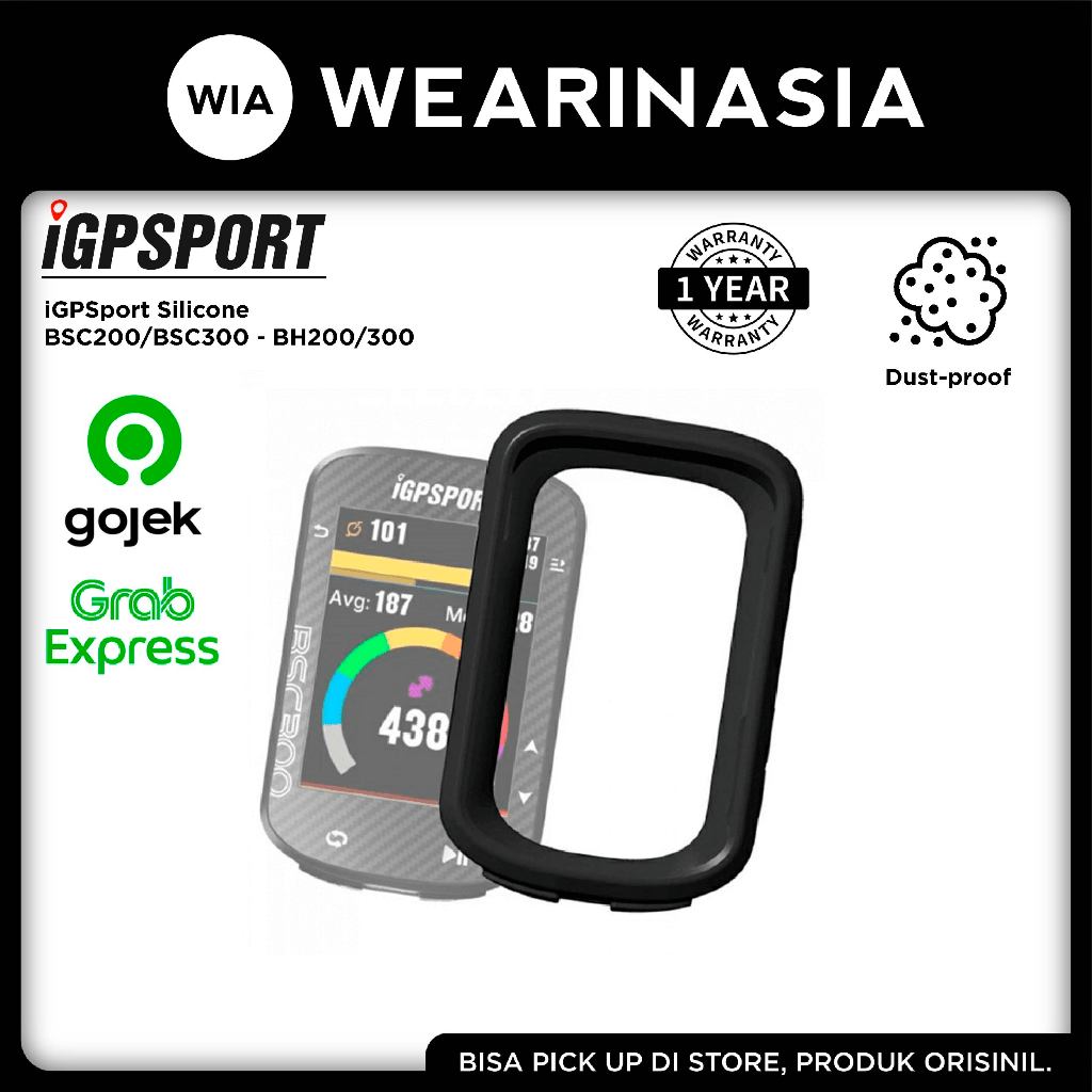 Housse De Protection Silicone IGPSPORT BSC200/300 - Étui Souple Noir Avec Cordon Pour Ordinateur Vélo GPS