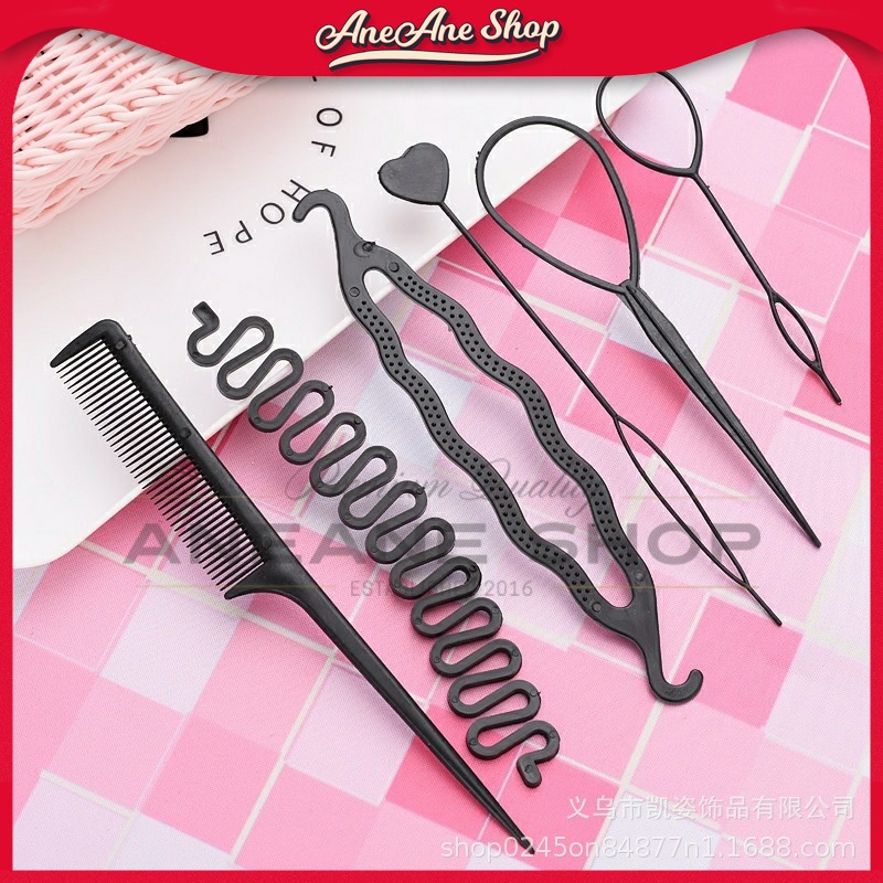 Jual [KOLIN] Alat Kepang Rambut DIY SET Braiding Tool Pemintal Rambut ...