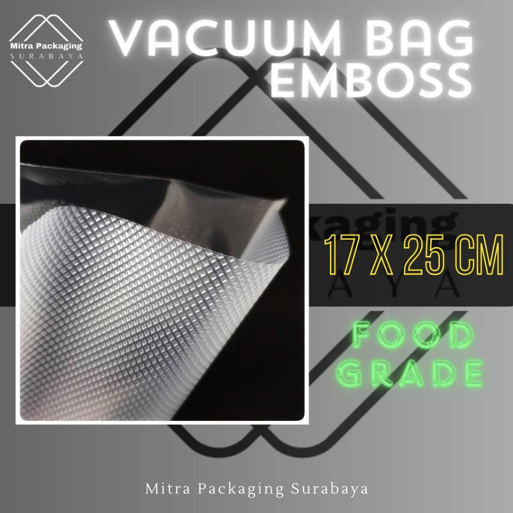Jual Plastik Vakum Emboss 17 x 25 cm / Vacum Emboss / Vacum Bag ...