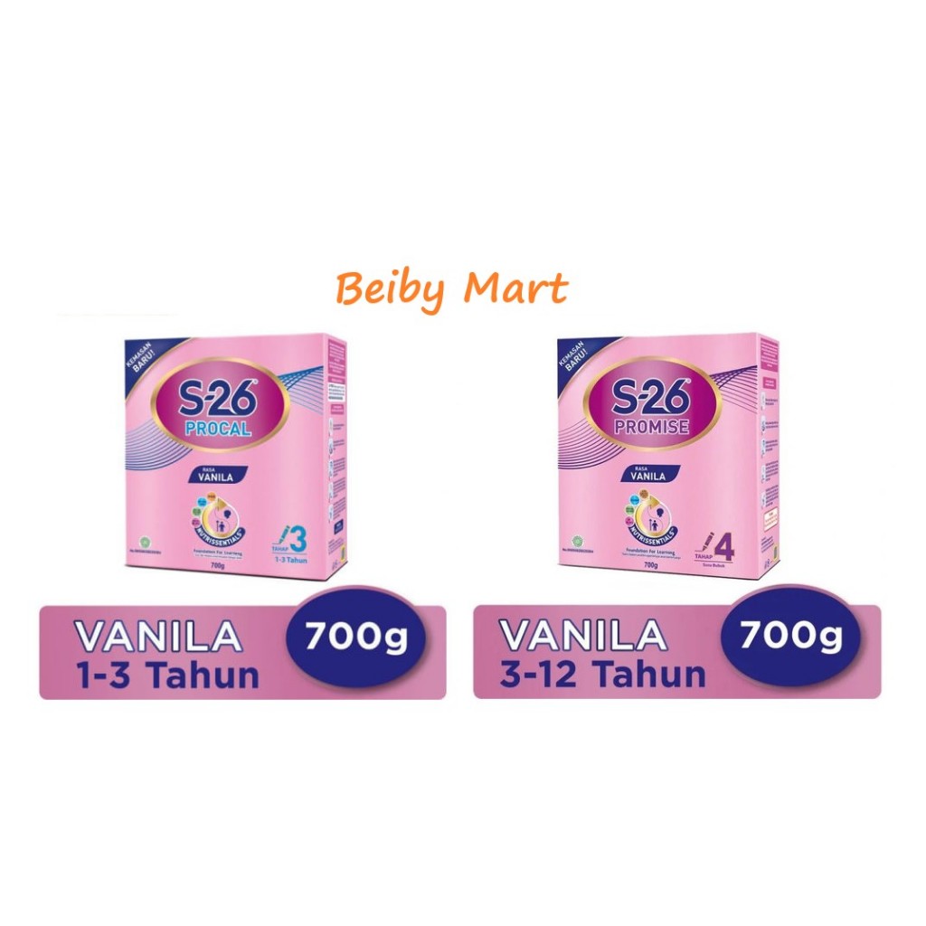 Jual Susu Anak S26 Procal Rasa Vanila Tahap 3 Netto 700 Gram | Shopee ...