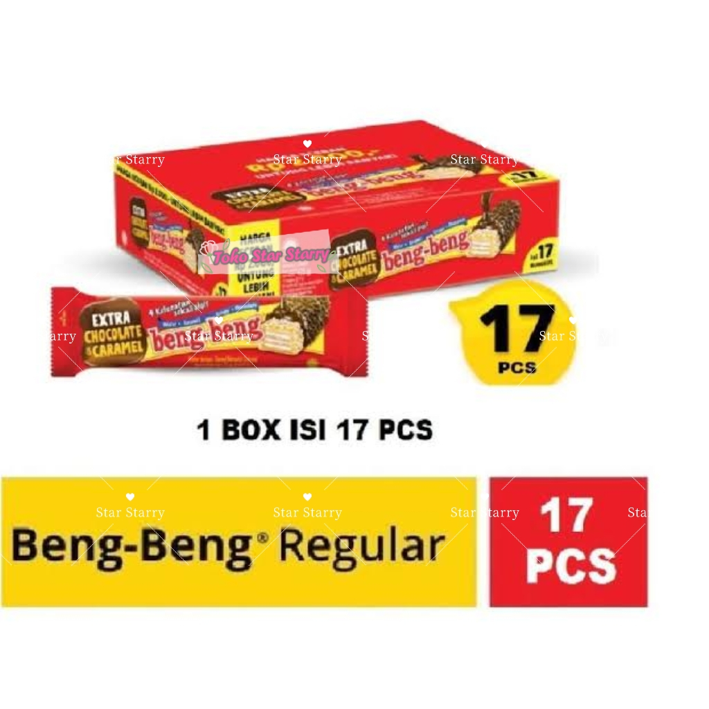 Jual [per Pack] Beng Beng Regular Beng Beng Wafer Coklat 25 Gram