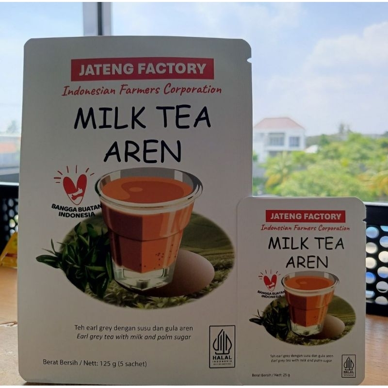 Jual Jateng Factory - Milk Tea Aren (Milk Tea Sachet) | Shopee Indonesia