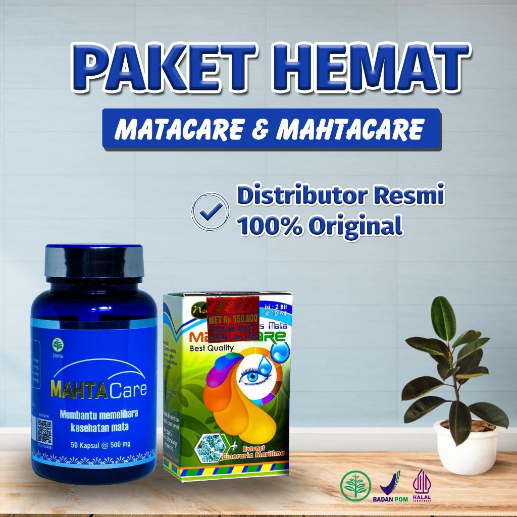 Jual PAKET HEMAT MAHTACARE & MATACARE / Obat Mata Minus dan Silinder ...