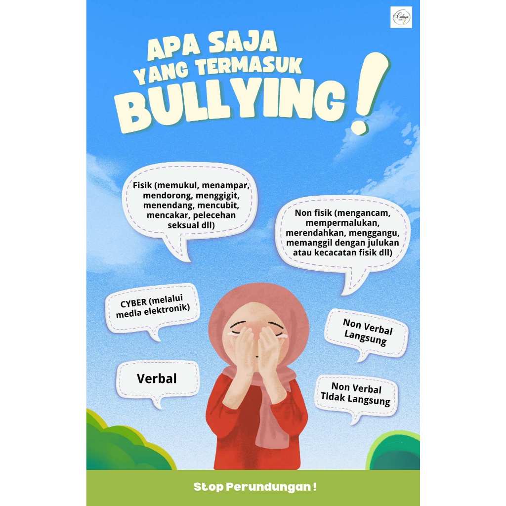 Jual Poster Bullying | Poster Sekolah - Poster Stop Kekerasan Anak