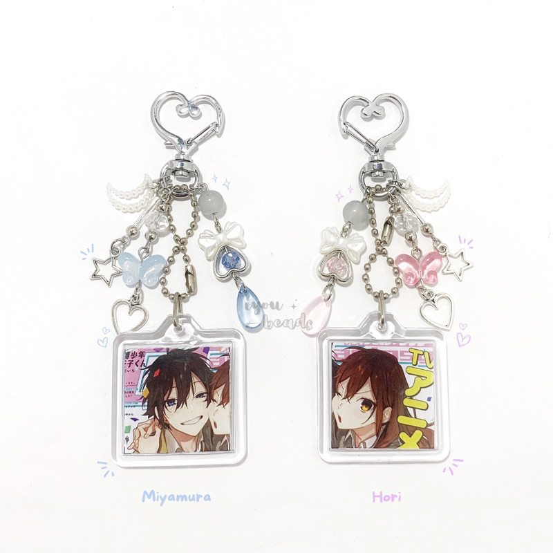 Jual horimiya matching keychain couple | hori-san to miyamura-kun anime ...