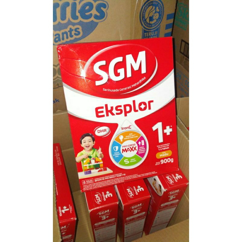 Jual Susu SGM Explor 1+ dengan IronC susu pertumbuhan dengan rasa madu ...