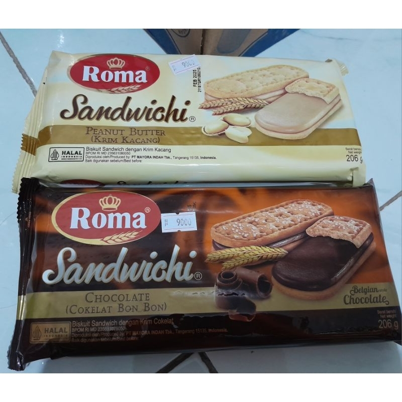 Jual ROMA SANDWICH 206GR | Shopee Indonesia