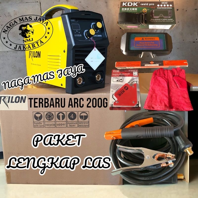 Jual MESIN LAS INVERTER RILON ARC 200 G / TRAFO LAS INVERTER RILON ARC ...