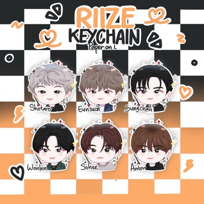 Jual KEYCHAIN ACRYLIC RIIZE BOOM BOOM BASS | gantungan kunci | Shopee ...