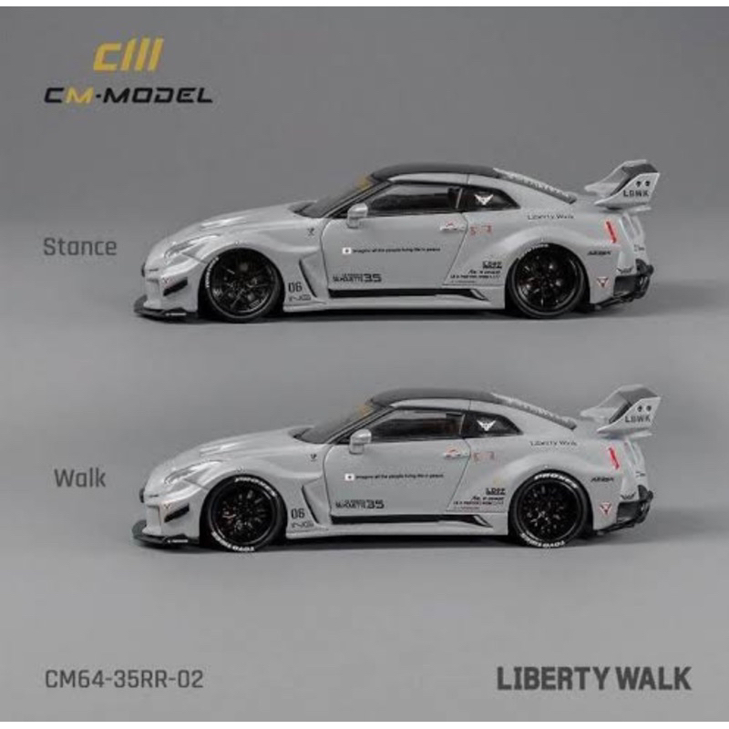 Jual CM Model - LBWK Nissan GTR-R35 Grey Fighter (SEALED) | Shopee ...