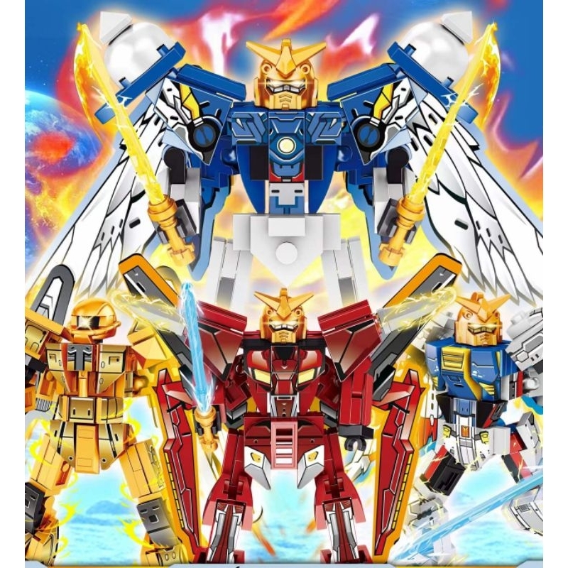 Jual action figure bricks robot lengkap dengan senjata D693 | Shopee ...