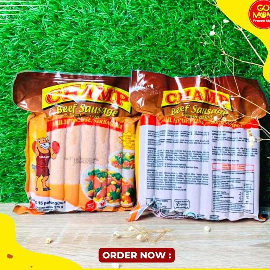 Jual CHAMP BEEF SAUSAGE 375GR | Shopee Indonesia