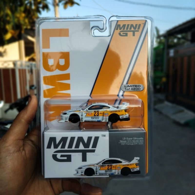 Jual Diecast Mini GT Nissan Silvia S15 LBWK Formula Drift Blister ...