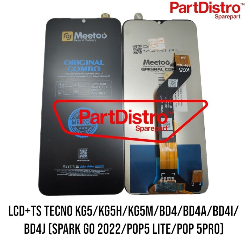 Jual LCD TOUCHSCREEN TECNO KG5/KG5H/KG5M/BD4/BD4A/BD4I/BF4J (SPARK GO ...
