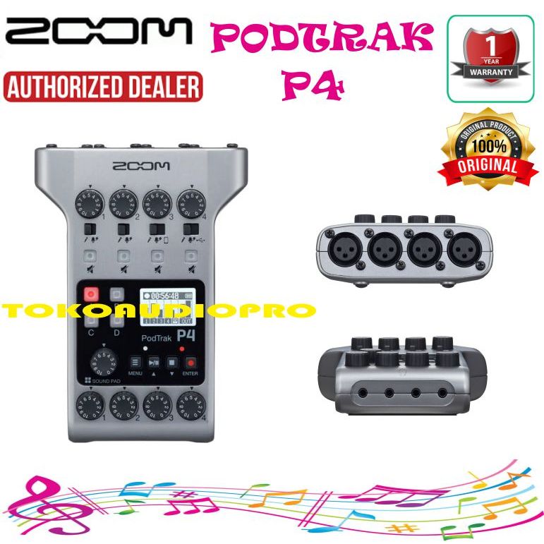 Zoom PodTrak P8 Set Registratore Per Podcast