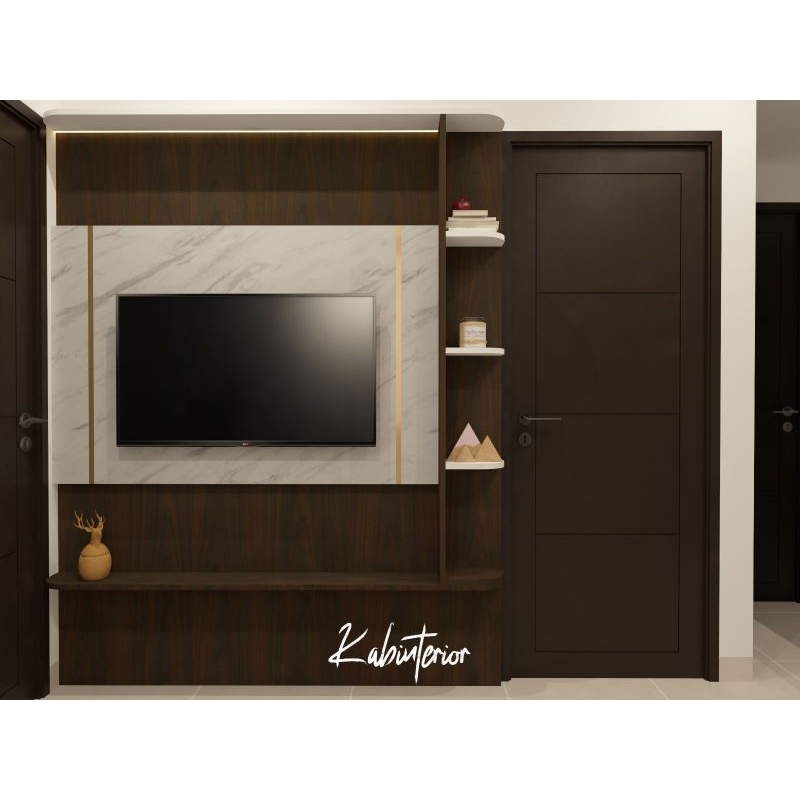 Jual Desain Interior Backdrop Tv Workshop Pribadi Seluruh Daerah ...