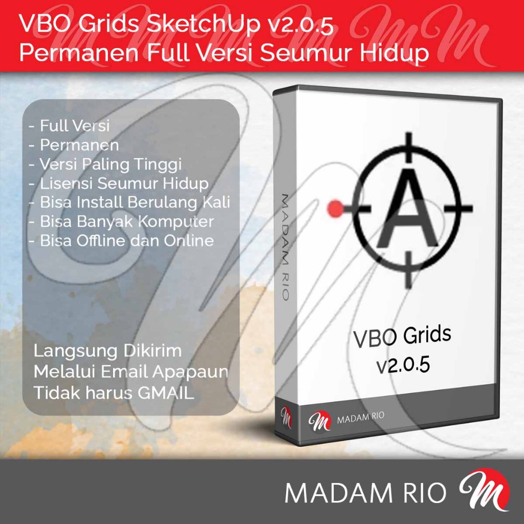 VBO Grids Plugin Sketchup Full Versi Permanen