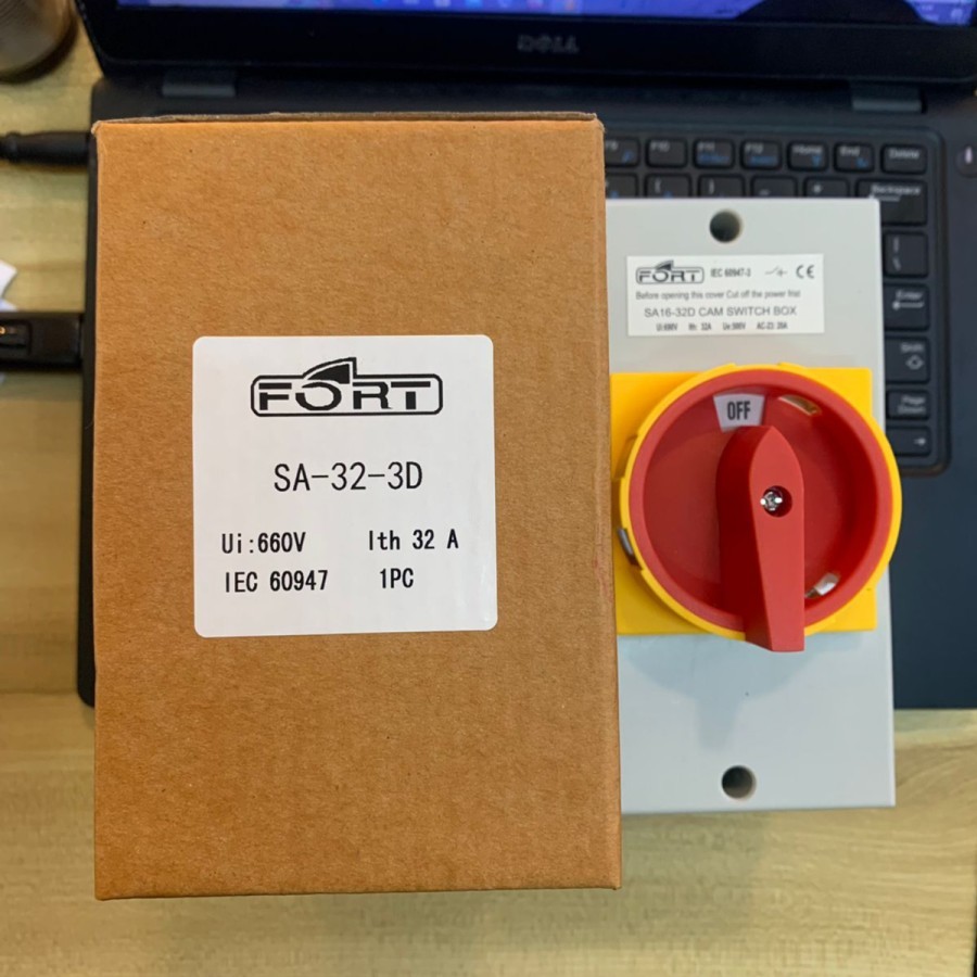 Jual Cam Switch with Box 3 phase ON OFF 25A 32A | Shopee Indonesia