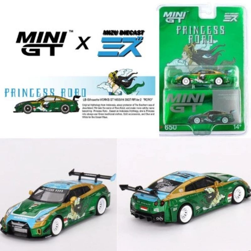 Jual MINI GT 650 LB-SILHOUETTE WORKS 35GT NISSAN GT-RR VER 2