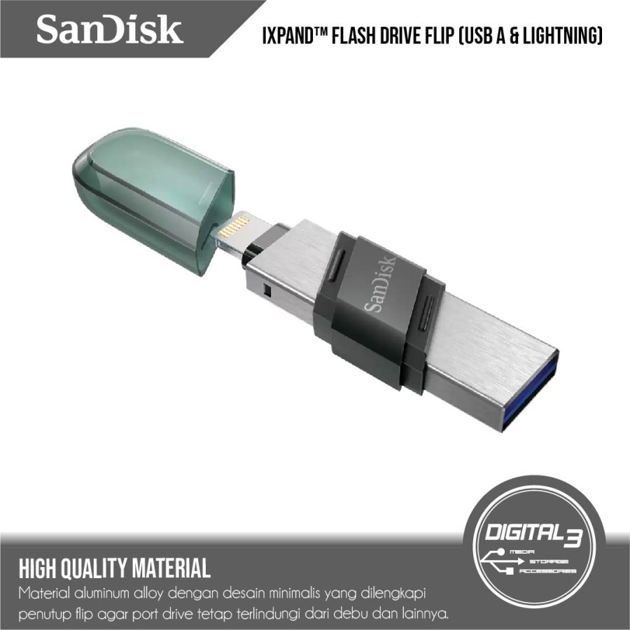 Jual Sandisk Ixpand Flip 64gb Flashdisk Lightning Iphone Ipad LIKENEW ...