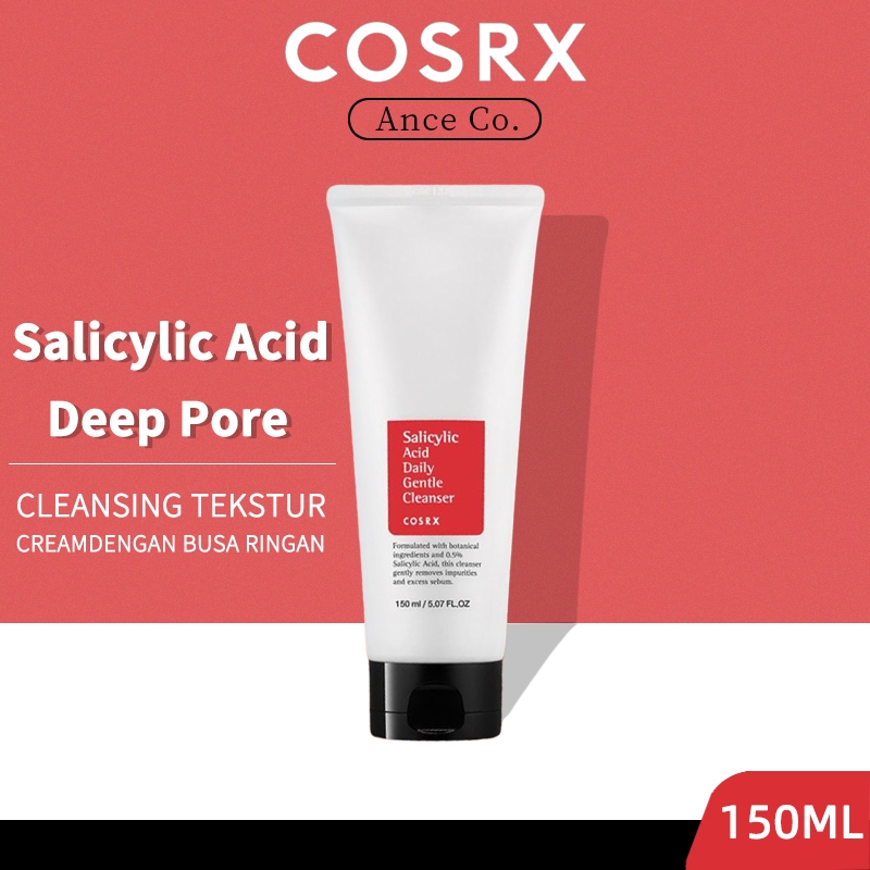 Jual Cosrx Cuci Muka 150ml Pembersih Asam Salisilat Pembersihan Mendalam Facial Wash Salycilic 9388