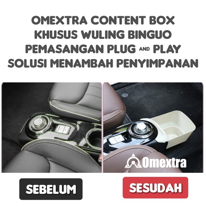 Jual Wuling Binguo Content Box Omextra Console Box Wuling Bingo Central ...
