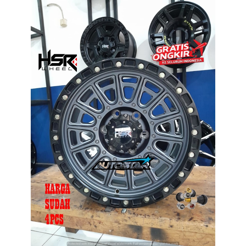 Jual Velg Mobil Offroad HSR Tosa Ring 17 Untuk Pajero Fortuner Hilux ...