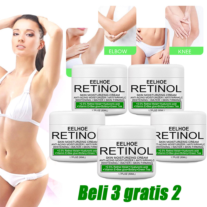 Retinol Krim Pemutih Selangkangan Dan Miss V Ketiak Leher Bokong Wajah Menghilan - foto 3
