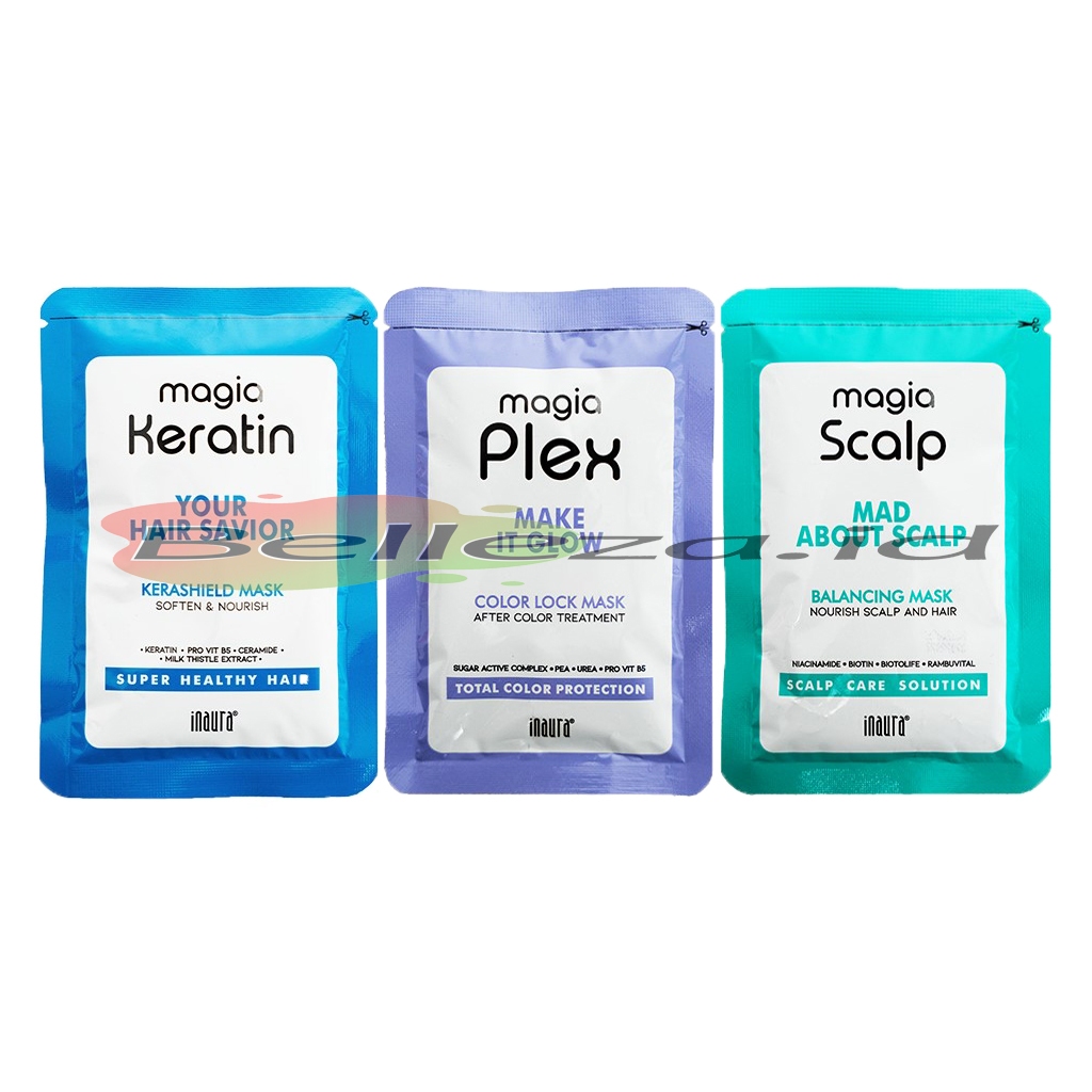 Jual Inaura Magia Masker Keratin / Scalp Balancing / Color Lock Mask ...