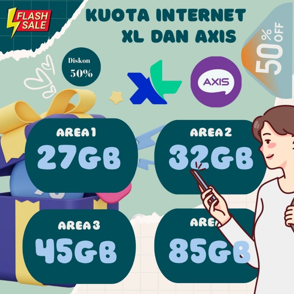 Jual DISKON PROMO INTERNET XL AXIS | Shopee Indonesia