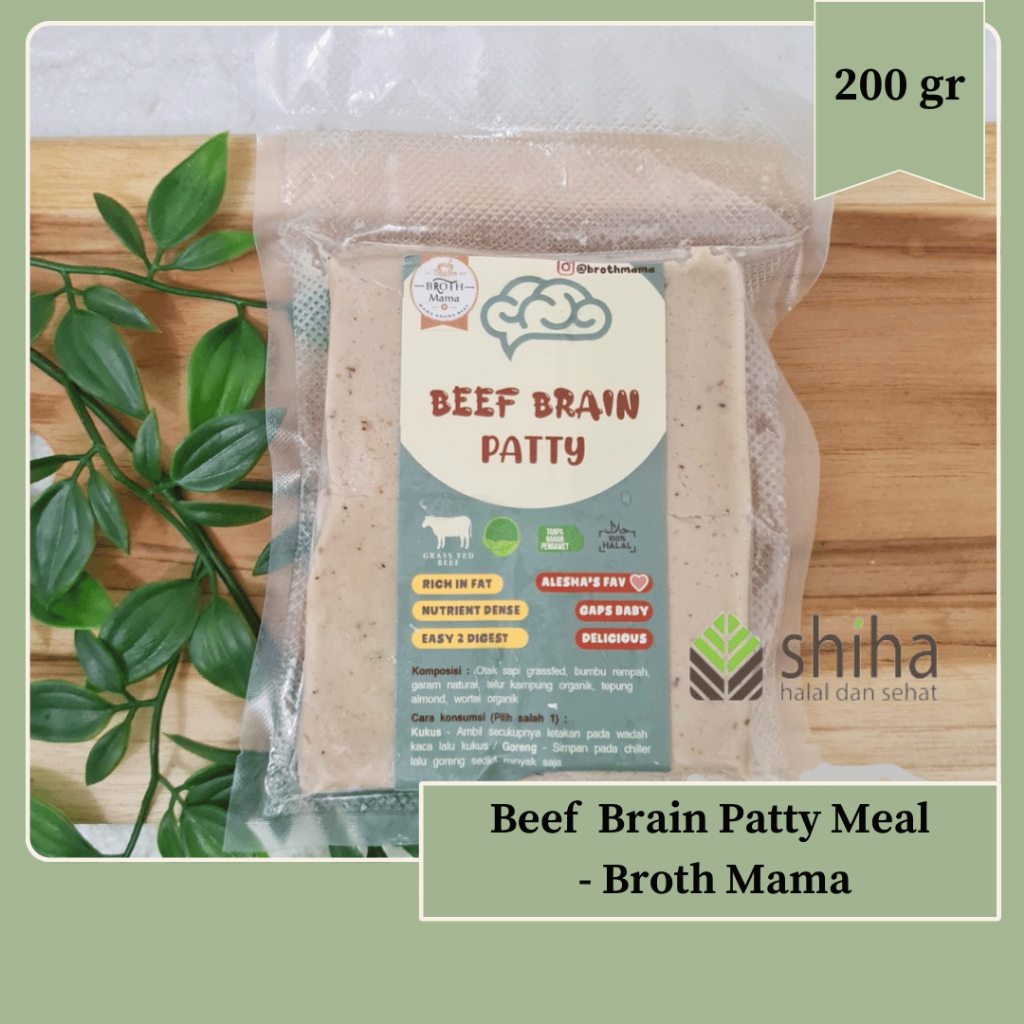 Jual BEEF BRAIN PATTY 200gr Otak Sapi Broth Mama Brothmama | Warung ...