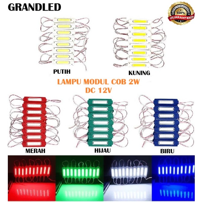 Jual Lampu LED Module COB LED COB 2W DC - 12V | Shopee Indonesia